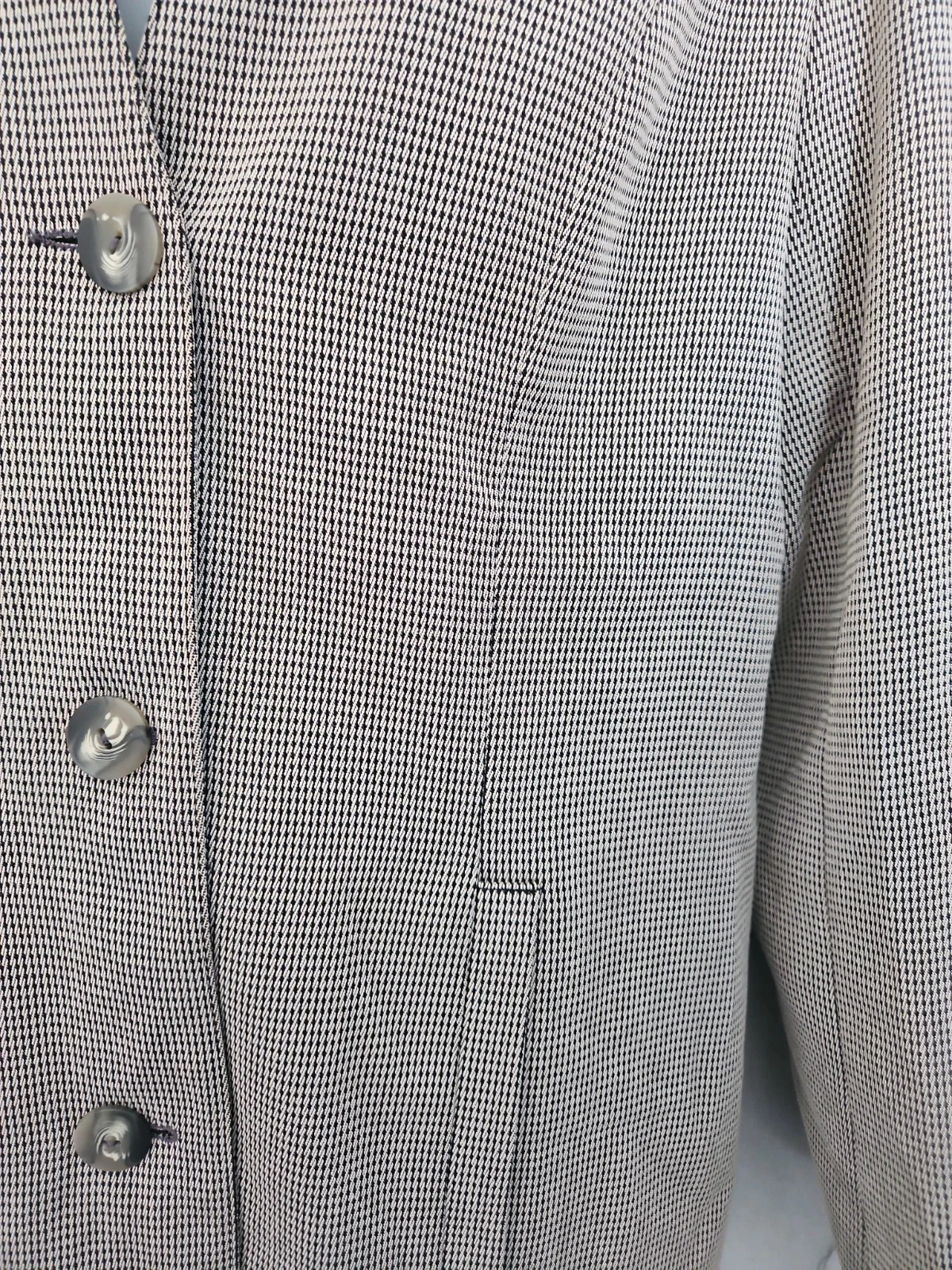 Women's vintage houndstooth jacket size 38 – photo 2